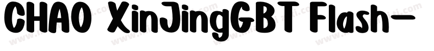CHAO XinJingGBT Flash字体转换